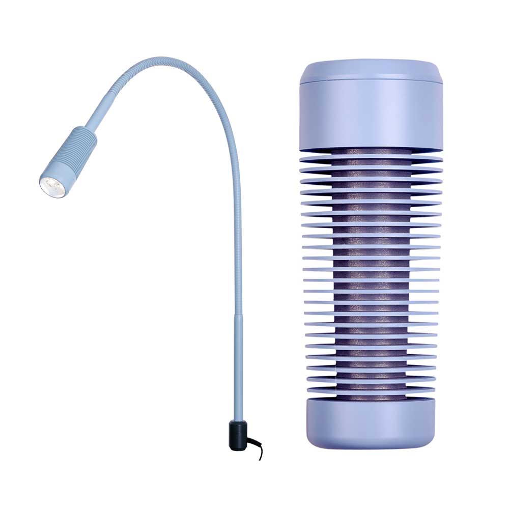 Luxamed LED-Untersuchungsleuchte, Oberteil ohne Fuß, Lampenkopf blau