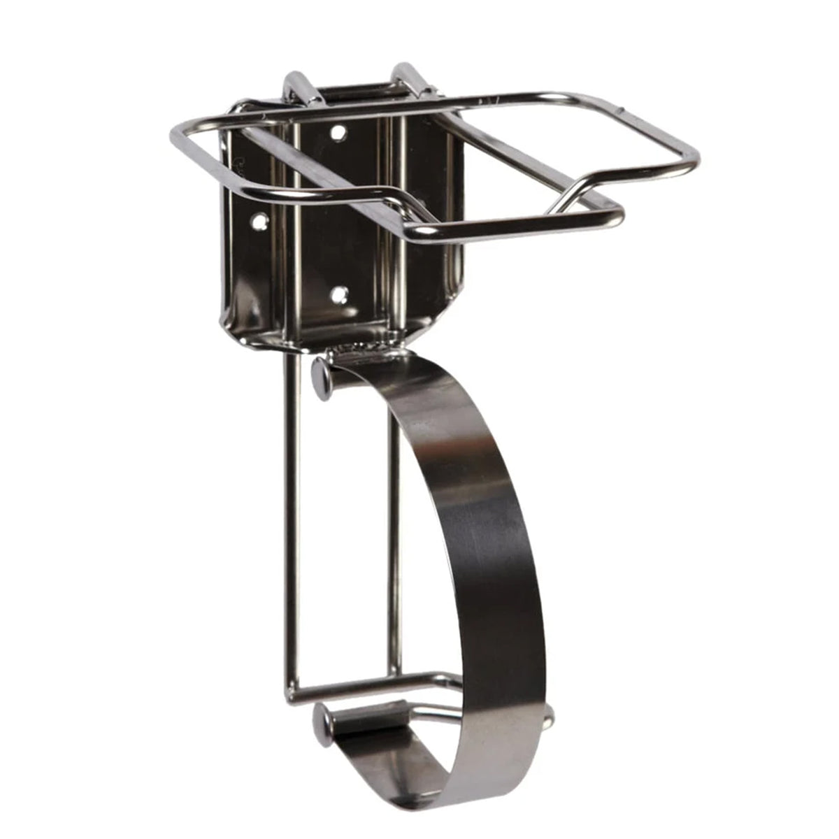 Hartmann Flowpack-Halter aus Metall mit Bügelklemme und Halterahmen
