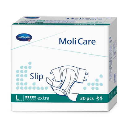 Inkontinenzslip-Box MoliCare Slip extra, grün gekennzeichnet, 30 Stück, L