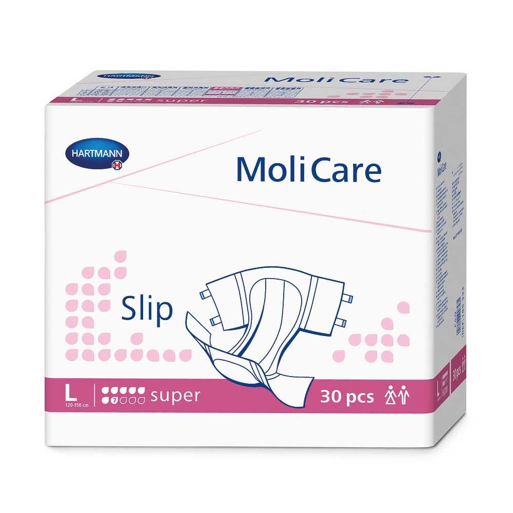 Inkontinenzslip-Box MoliCare Slip super, Größe L, 30 Stück