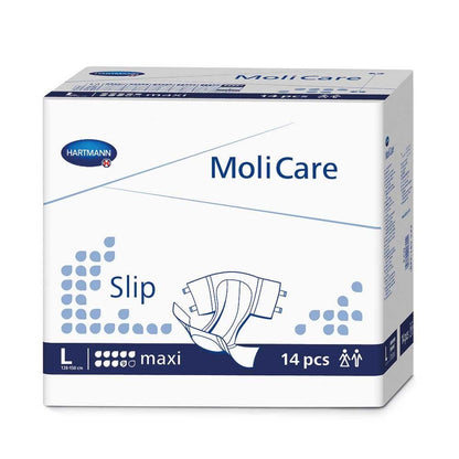 Frontansicht: Hartmann MoliCare Slip maxi Inkontinenzslips, Größe L, 14 Stück