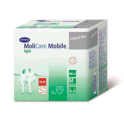 Inkontinenzslips-Verpackung MoliCare Mobile light, Frontansicht