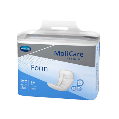 Inkontinenzvorlage MoliCare Premium Form, blau, extra plus, 28 Stück