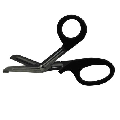 Holthaus M. Universal-Verbandsschere, schwarze Griffe, 19 cm, rostfrei
