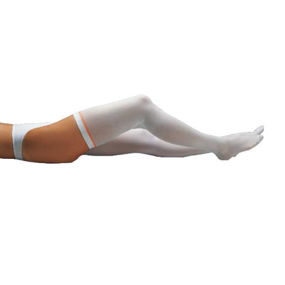 Holthaus Medical Medikur® TP-Strumpf, hellgrau, farbig eingefasster Abschluss
