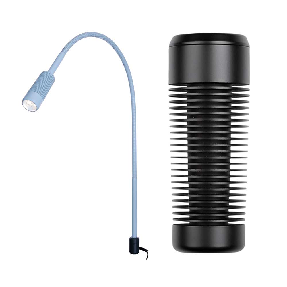 Luxamed LED-Untersuchungsleuchte, Oberteil ohne Fuß, Lampenkopf schwarz