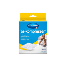 Sterile Mullkompressen im Karton, HARTMANN es-kompressen, 5×2/10×10 cm