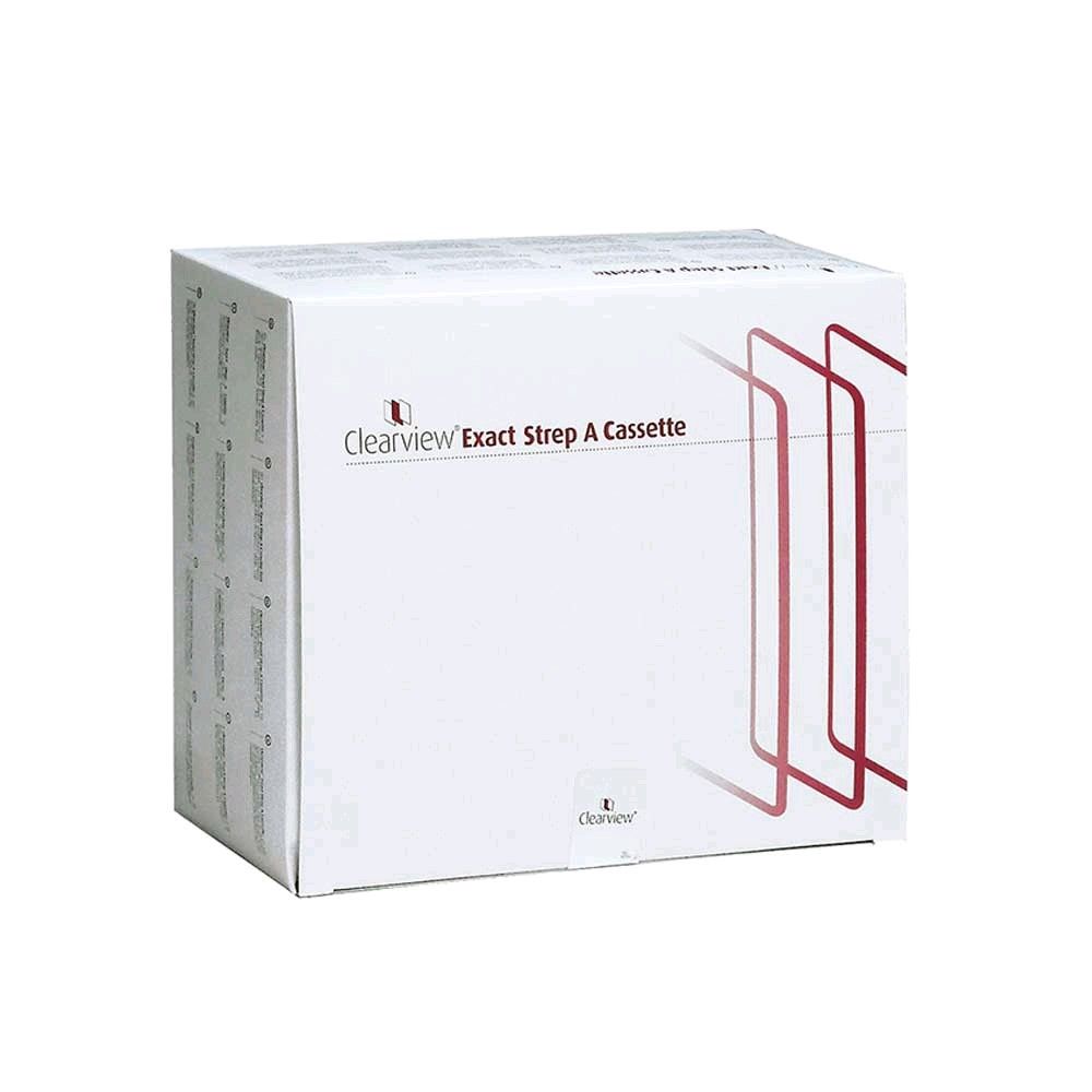 Clearview Exact Streptokokken-A-Testkassetten, Kassettenformat, 25er-Pack