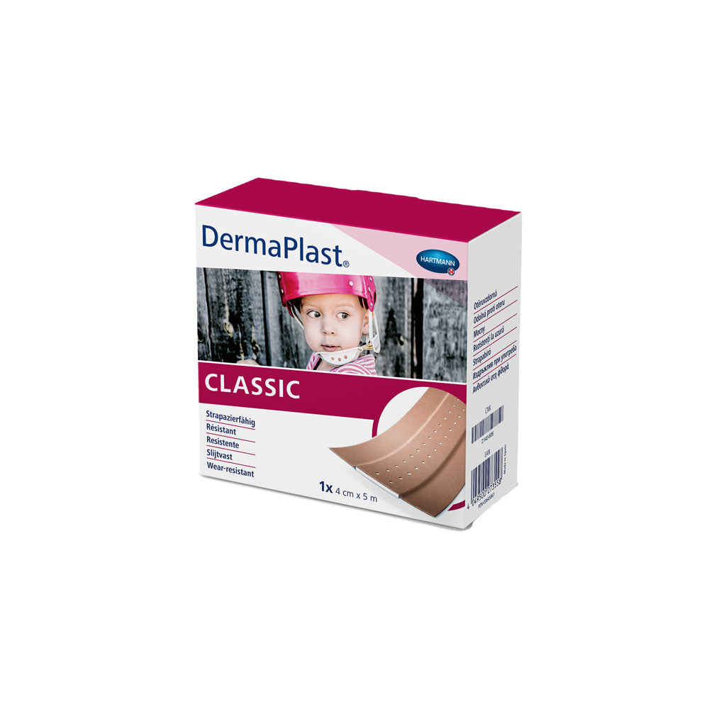 Wundpflaster-Packung mit braun-beigem Pflasterstreifen, „Classic“