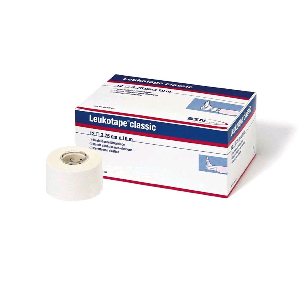 BSN Leukotape classic Tapeverband-Rolle, weiß, mit Verpackungskarton