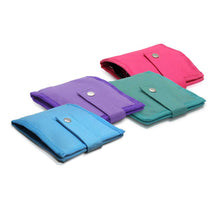 Faltbarer Organizer für Krankenpflege KEEN-S, lila/pink/blau, mit Druckknopfverschluss