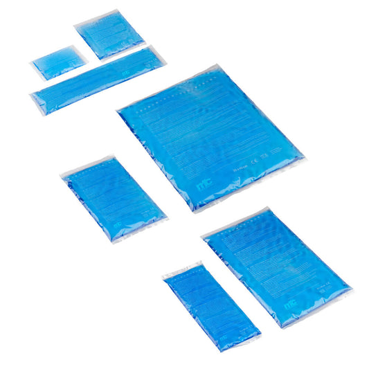 Kalt-Warm-Gelkompressen, mehrere Folienpacks, blau