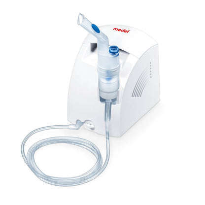 Medel Vernebler AIR PLUS mit Schlauch und Mundstück, weiß-blau