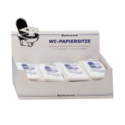 Behrend Einweg-WC-Papiersitze, Karton mit mehreren Sitzauflagen