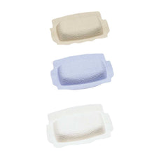 Kopfpolster für Badewanne aus TPE, latexfrei, in Weiß, Blau und Beige