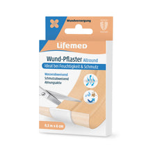 Hautfarbenes Wundpflaster Allround auf Rolle, 6 cm x 0,5 m, Lifemed®