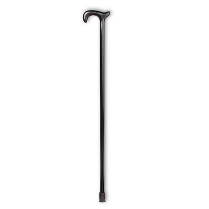 Behrend Krankenstock mit Derbygriff, 92 cm, schwarz, 60 kg Traglast