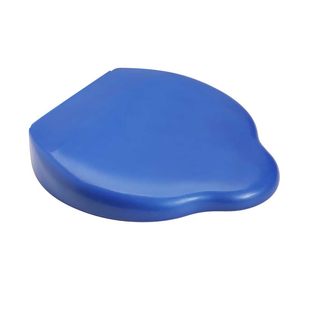 Luftgefülltes Sitzkissen, oval, blau