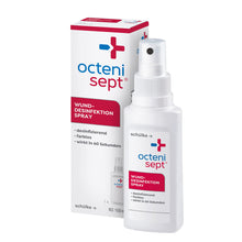 Octenisept® Wunddesinfektionsspray, farblos, Flasche mit Sprühkopf und Verpackung, 100 ml