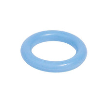 Blaues Silikon-Ringpessar, oval