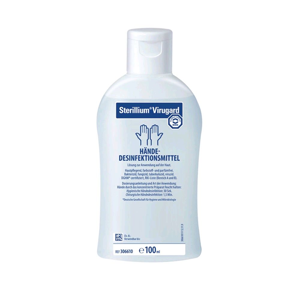Handdesinfektionsmittel Sterillium Virugard 100 ml, Vorderseite