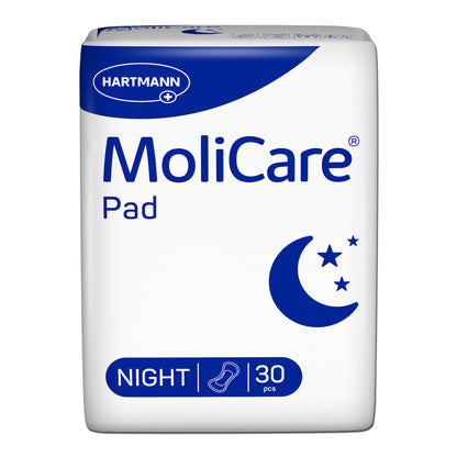 Inkontinenz-Pad MoliCare Night, 30 Stück, weiß-blau verpackt