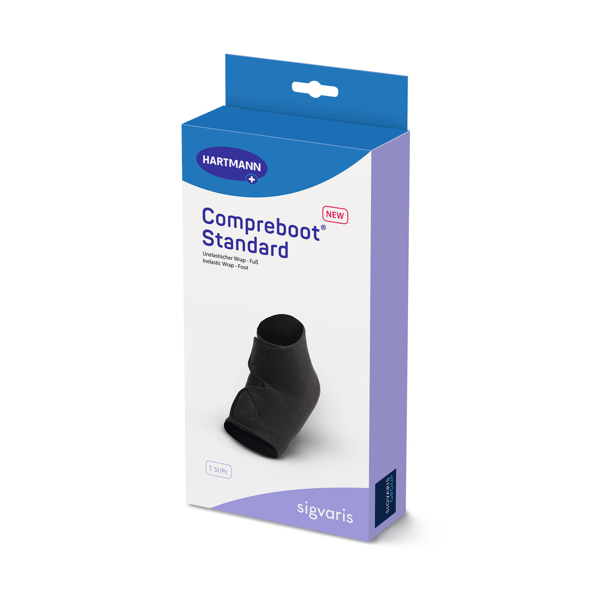 Hartmann Compreboot® Standard Kompressionsschuh in Schwarz, Packung