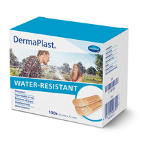 Wasserabweisende DermaPlast® Pflaster, 19×72 mm, 100 Stück in Faltschachtel