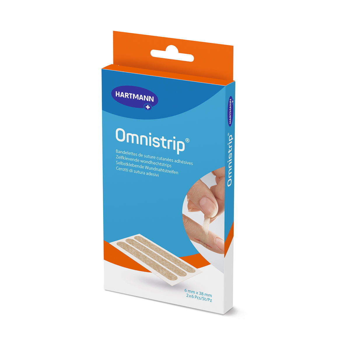 Hartmann Omnistrip® Pflasterstreifen in der Verpackung