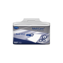Einweg-Bettunterlage MoliCare Premium, 9 Tropfen, blau, 40x60 cm – Packung