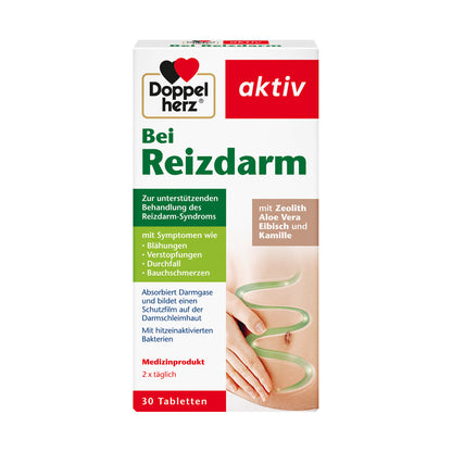 Doppelherz aktiv Bei Reizdarm, Tabletten-Packung mit 30 Tabletten