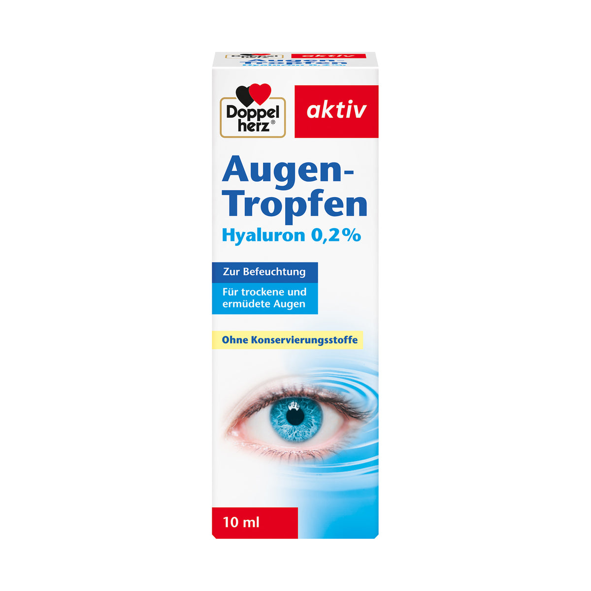 Doppelherz aktiv Augen-Tropfen, Hyaluron 0,2% (10 ml)