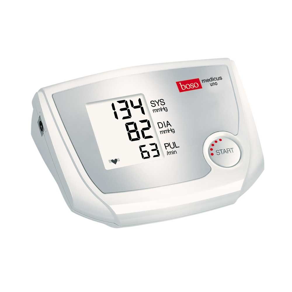 Oberarm-Blutdruckmessgerät Medicus Uno mit LCD-Anzeige für SYS, DIA und PUL