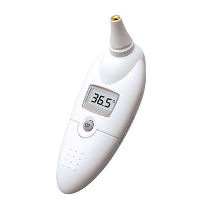 Infrarot-Ohrthermometer bosotherm mit abgerundetem Griff und Display 36,5 °C
