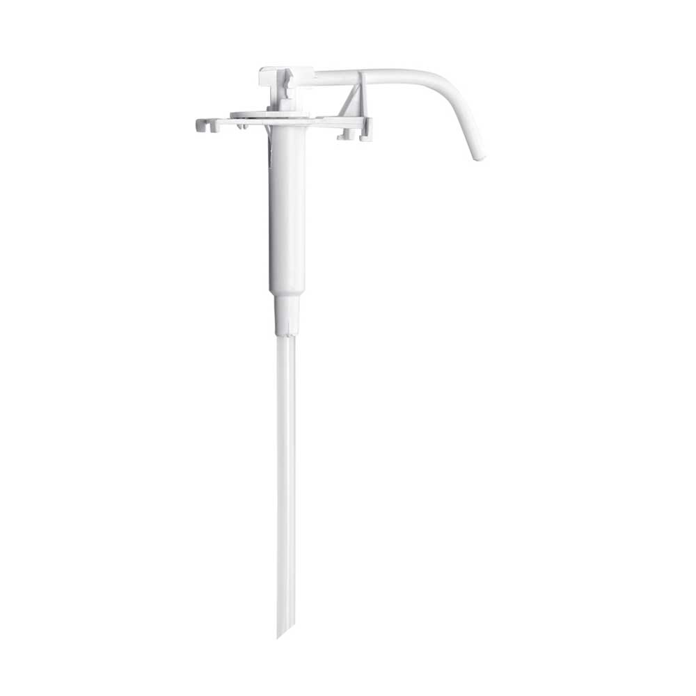 Ecolab Dosierpumpe mit Spenderhebel und Tauchrohr, 1000 ml, weiß
