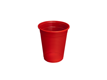 Euronda Monoart Einwegbecher, 180 ml, rot