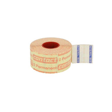 Ersatz-Etikettenrolle für Euronda Etikettendrucker, beige mit roten und blauen Aufdrucken