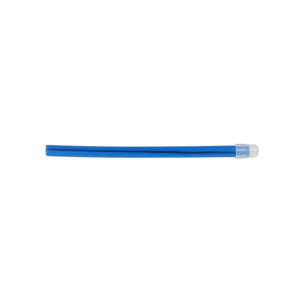Euronda Monoart Speichelsauger mit loser Kappe, blauer Stiel