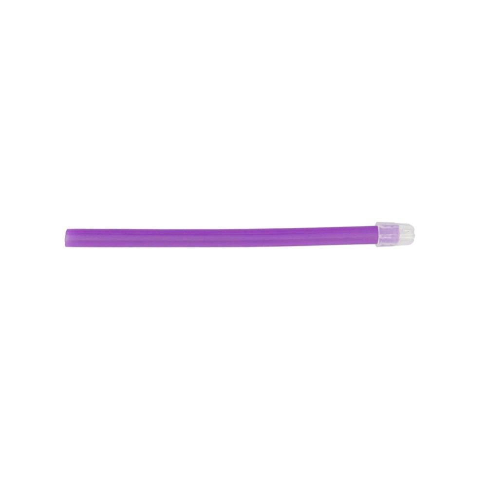 Speichelsauger mit loser Kappe, 15 cm, lila