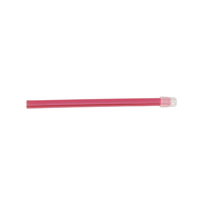 Speichelsauger mit loser Kappe, 15 cm, rosarot