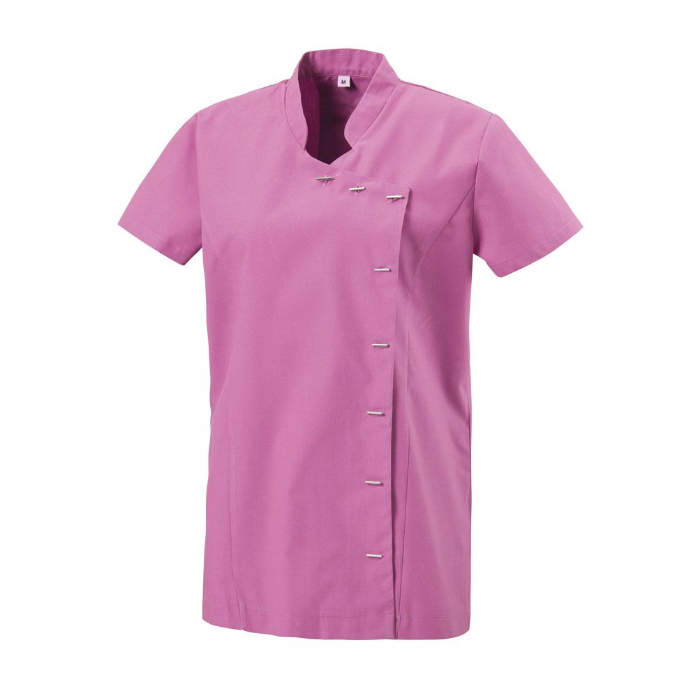 Exner Tunikajacke in Pink mit Brusttasche, Umlegekragen und Seitennaht