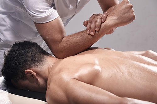 Massageolie voor therapiebehoeften hier in de shop