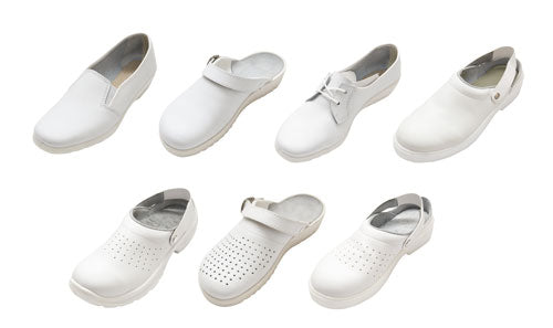 Verschillende medische werkschoenen