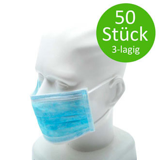 Noba mondmasker OP-masker in blauw
