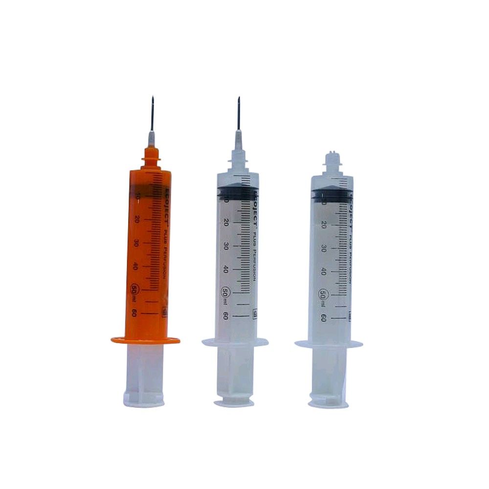 Dispomed 3-delige Ecoject plus-perfusiewegwerpspuit